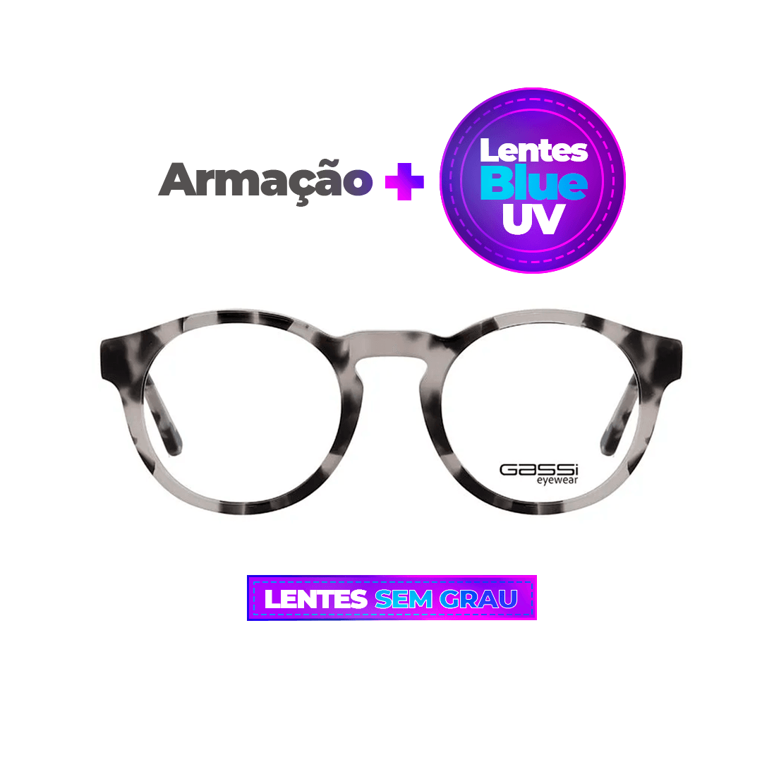 Óculos Gassi Alfredo + Lentes Blue UV - Óticas Gassi - O Shopping dos ...
