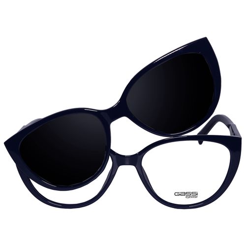Óculos de Grau Gassi Clip-On Dresch Preto